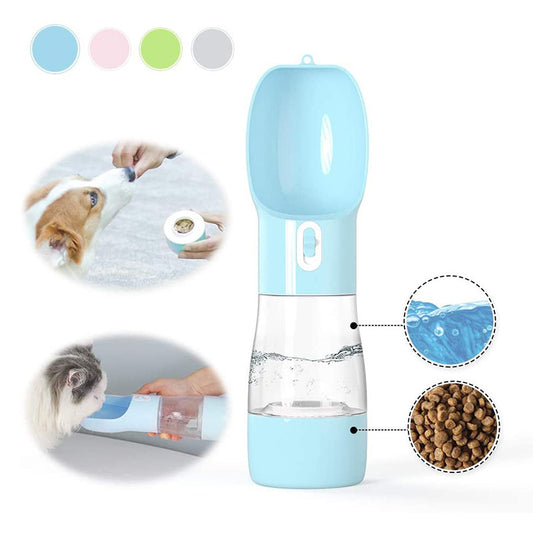 Vaso portátil para agua y comida para mascotas